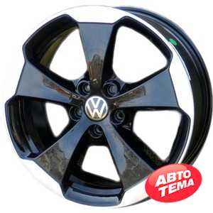 Купить WSP ITALY W465 Laceno Glossy Black Polished R18 W7.5 PCD5x112 ET51 DIA57.1