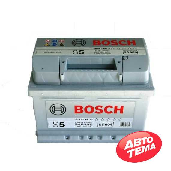 Аккумулятор BOSCH (S5004) - Интернет магазин резины и автотоваров Autotema.ua