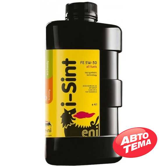 Купить Моторное масло ENI I-Sint FE 5W-30 SM/CF (4л)