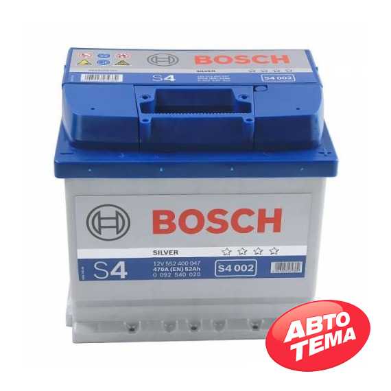 Купить BOSCH (S4002) 52Ah-12v (207x175x190) R,EN 470