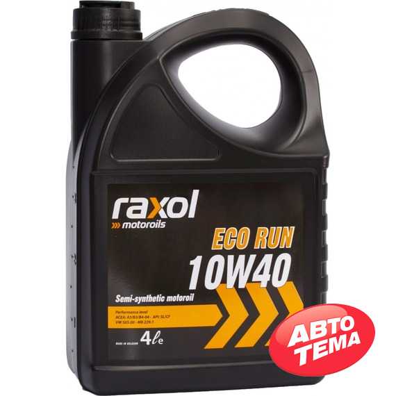 Купить Моторное масло RAXOL Eco Run 10W-40 (4л)