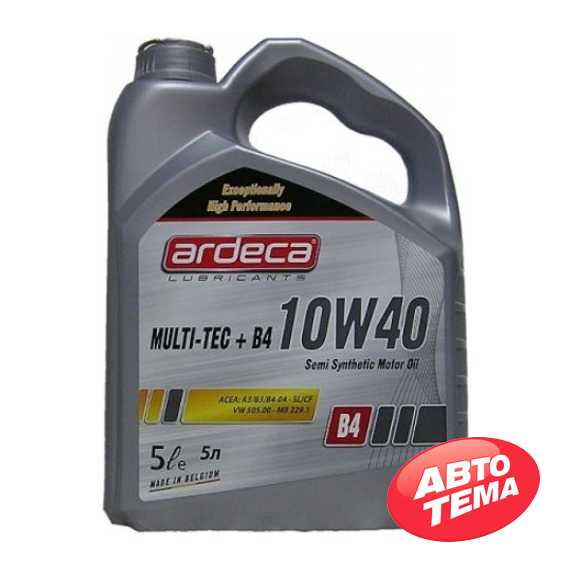 Купить Моторное масло ARDECA Multi-Tec Plus B4 Diesel 10W-40 (5л)