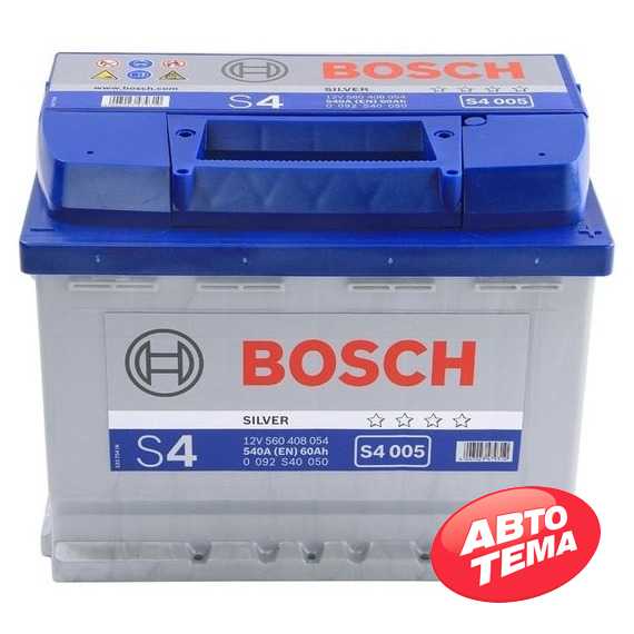 BOSCH 6СТ-60Ah 540A S4 - Интернет магазин резины и автотоваров Autotema.ua