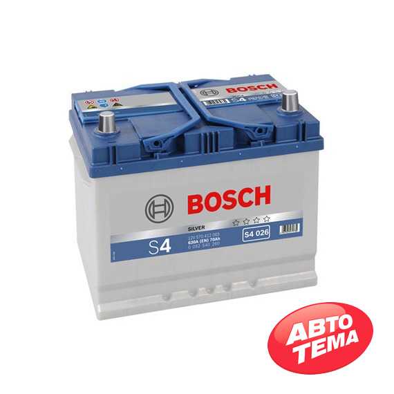 BOSCH 6СТ-70Ah 630A S4 - Интернет магазин резины и автотоваров Autotema.ua
