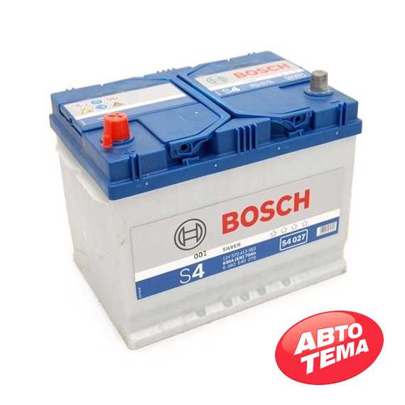 Купити Акумулятор BOSCH (S4027) 6СТ-70 Аз L