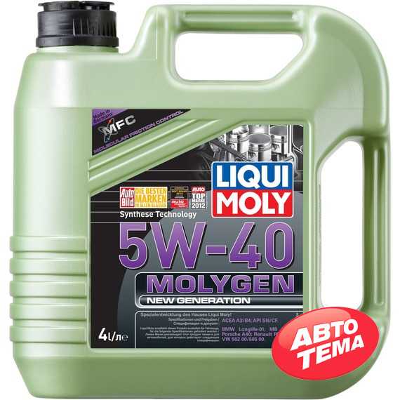 Купить Моторное масло LIQUI MOLY MOLYGEN New Generation 5W-40 (4л)