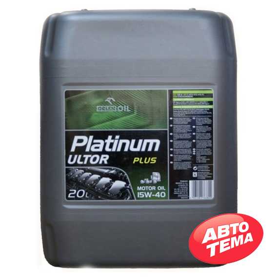 Купить Моторное масло ORLEN Platinum Ultor Plus CI-4 15W-40 (20л)