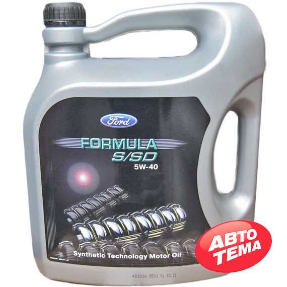Купить Моторное масло FORD Formula S/SD 5W-40 (5л)