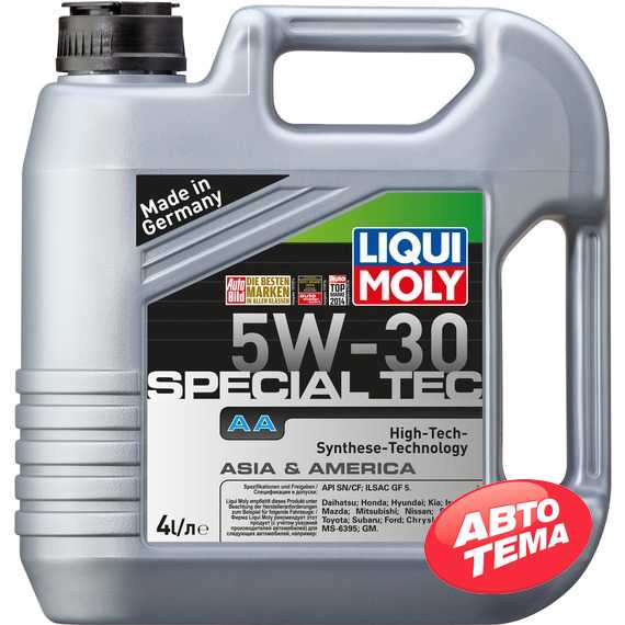 Купить Моторное масло LIQUI MOLY SPECIAL TEC AA 5W-30 (4л)