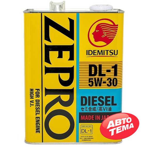 Купить Моторное масло IDEMITSU Zepro Diesel DL-1 5W-30 (4л)