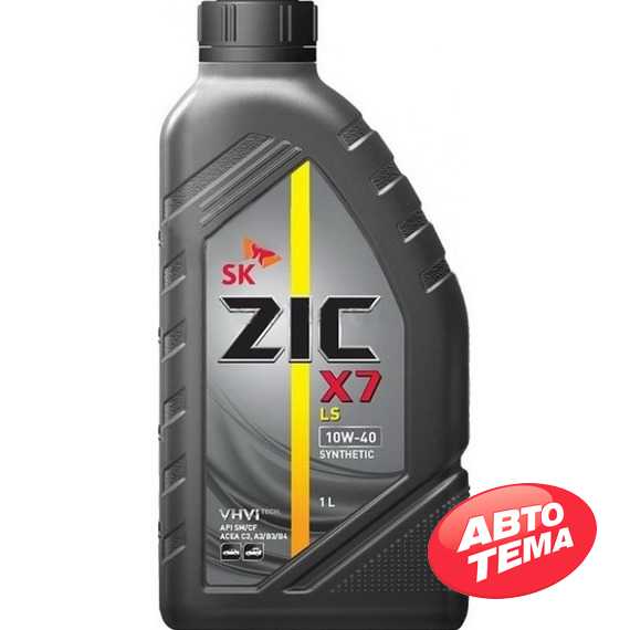 Купить Моторное масло ZIC X7 LS 10W-40 (1л)