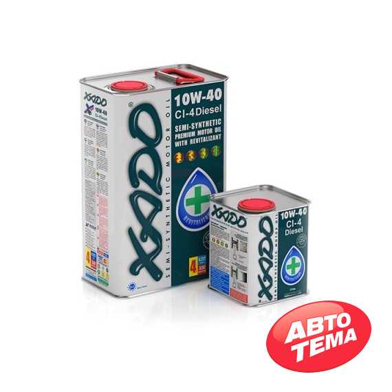 Купити Моторне мастило XADO Atomic Oil Diesel 10W-40 CI-4 (5л)