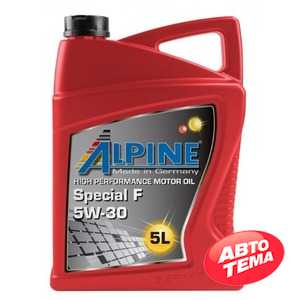 Купить Моторное масло ALPINE Special F 5W-30 SN/CF GF-4 (5л)