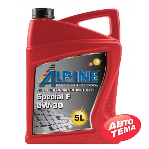 Купить Моторное масло ALPINE Special F 5W-30 SN/CF GF-4 (5л)
