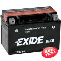 Купити Акумулятор EXIDE AGM 6СТ-8 12В L (ETX9-BS)