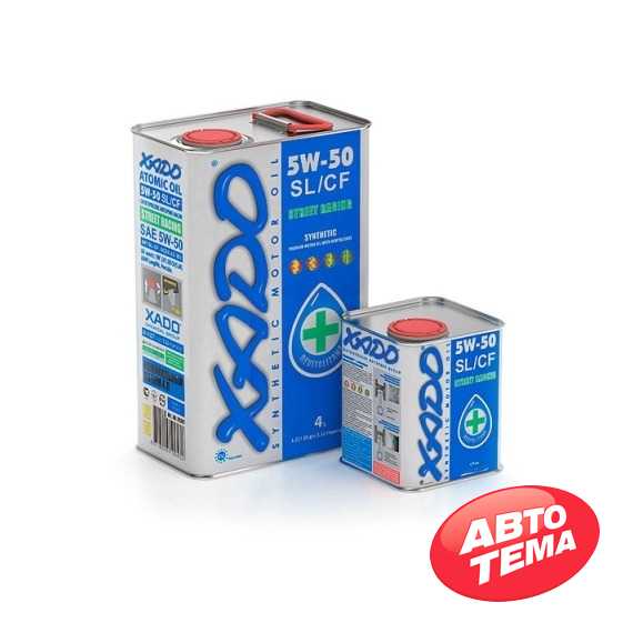Купить Моторное масло XADO Atomic Oil 5W-50 SL/CF (4л)