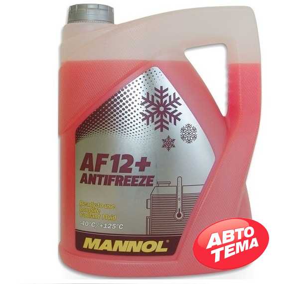 Купить Охлаждающая жидкость MANNOL Antifreeze AF12 (-40) (красная) (5л)