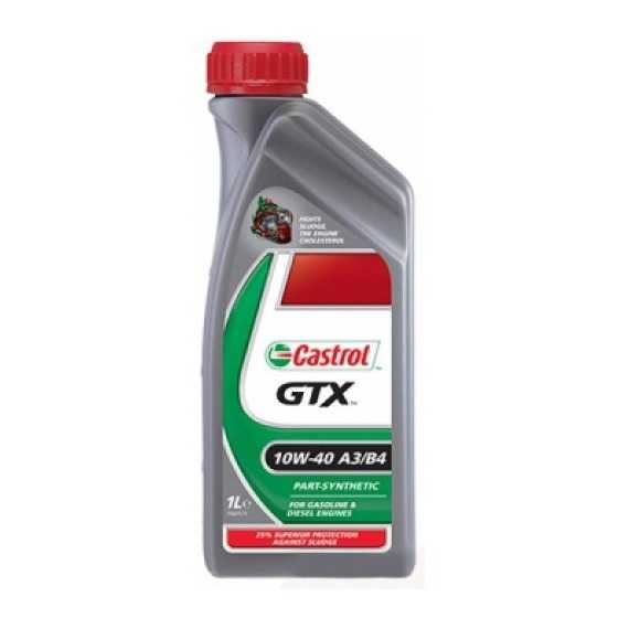 Купить Моторное масло CASTROL GTX 10W-40 A3/B4 (1л)