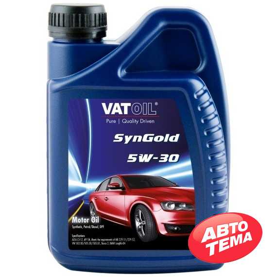 Купить Моторное масло VATOIL SynGold 5W-30 (4л)