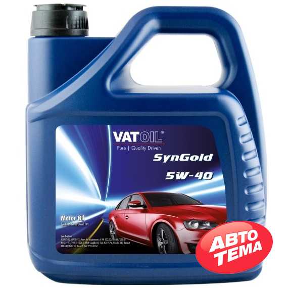 Купить Моторное масло VATOIL SynGold 5W-40 (4л)