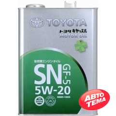 Купить Моторное масло TOYOTA MOTOR OIL SN 5W-20 GF-5 (4л)
