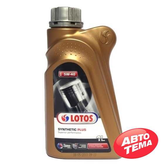 Купить Моторное масло LOTOS Synthetic Plus 5W-40 (1л)
