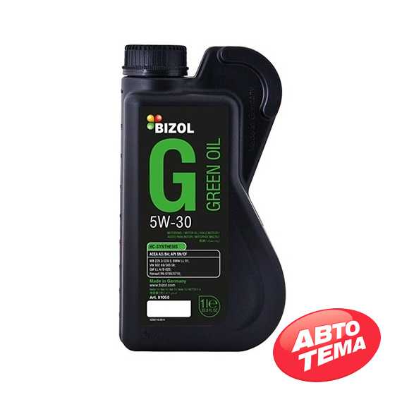 Купить Моторное масло BIZOL Green Oil Plus 5W-30 (1л)