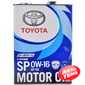Купить Моторное масло TOYOTA Synthetic Motor Oil 0W-16 SP/GF6B (4л)