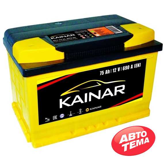 Купити Акумулятор KAINAR Standart P​lus 75Ah-12v (278x175x190),L,EN690