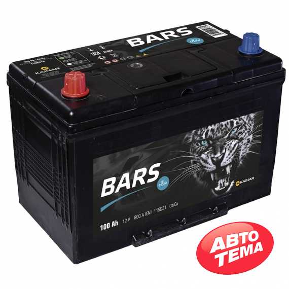 Купити Акумулятор BARS ASIA 6СТ-100 R Plus (пт 800)(необслуг)