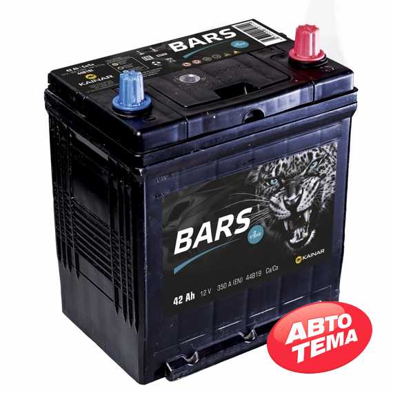 Купити Акумулятор BARS ASIA 6СТ-42 L Plus (пт 350)(необслуг)