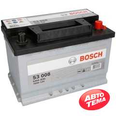 Аккумулятор BOSCH (S3008) 70Ah-12v - Интернет магазин резины и автотоваров Autotema.ua