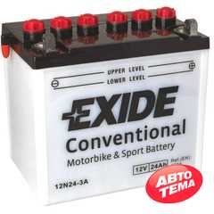 Купить Аккумулятор EXIDE (12N24-3A) ​24Ah-12v (184х124х175) R, EN220