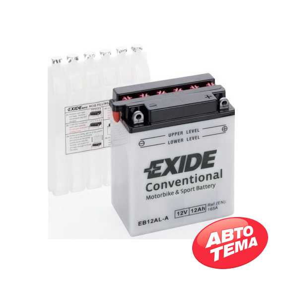 Купити Акумулятор EXIDE (EB12AL-A2) 12Ah-12v (134х80х160) R, EN165