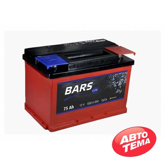 Купити Акумулятор BARS Lite 6СТ-75 R Plus (пт 630)