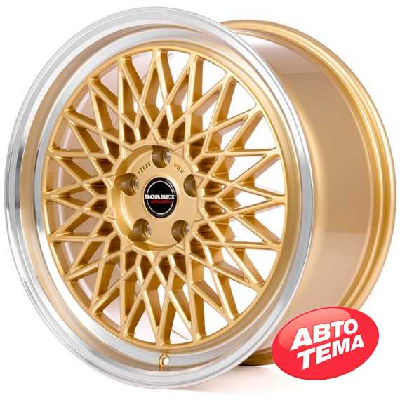 Легковой диск BORBET B Gold Rim Polished - Интернет магазин резины и автотоваров Autotema.ua