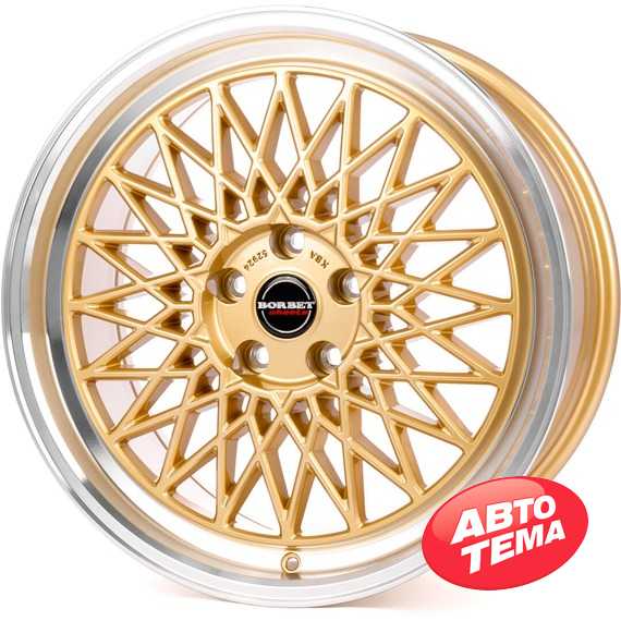 Легковой диск BORBET B Gold Rim Polished - Интернет магазин резины и автотоваров Autotema.ua