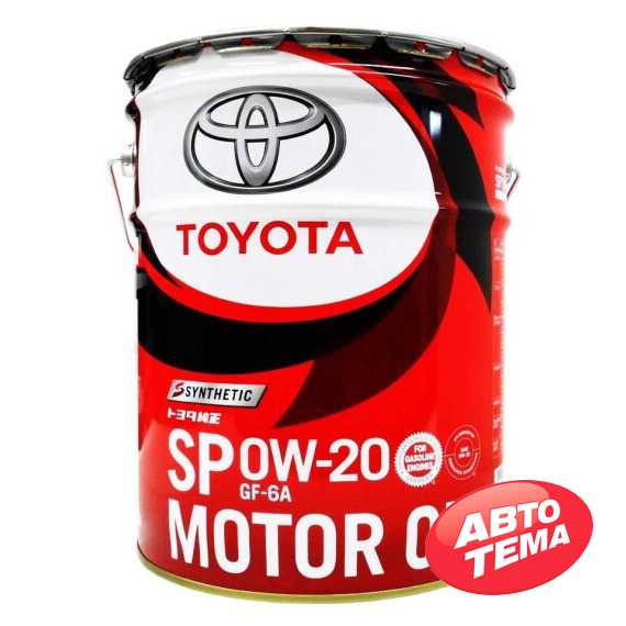 Купить Моторное масло TOYOTA Synthetic Motor Oil 5W-30 SP/GF6A (20л)