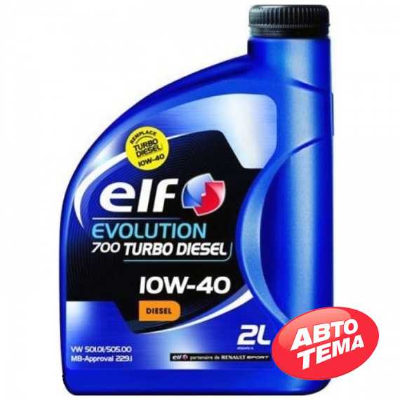 Купить Моторное масло ELF EVOLUTION 700 Turbo Diesel 10W-40 (2л)