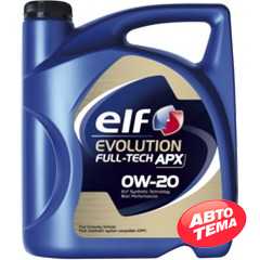 Моторное масло ELF EVOLUTION FULL-TECH APX - Интернет магазин резины и автотоваров Autotema.ua