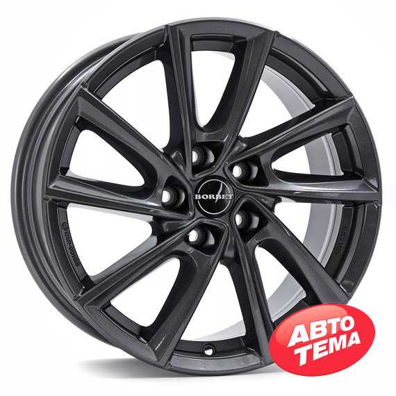 Купити Легковий диск BORBET VT MISTRAL ANTHRACITE GLOSSY R17 W7.5 PCD5x112 ET36 DIA66.5