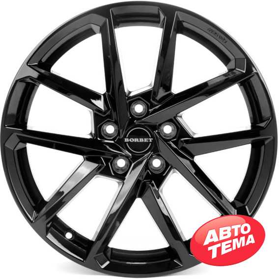 Купити Легковий диск BORBET N Black Glossy R17 W6.5 PCD5x112 ET38 DIA57.1