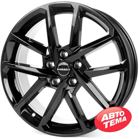 Купити Легковий диск BORBET N Black Glossy R17 W6.5 PCD5x112 ET38 DIA57.1