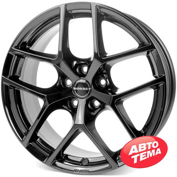 Купить Легковой диск BORBET Y BLACK GLOSSY R16 W7 PCD5x112 ET38 DIA66.5