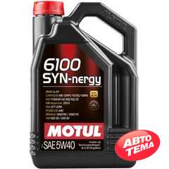 Купить Моторное масло MOTUL 6100 SYN-nergy 5W-40 (4 литра) 368350/107978