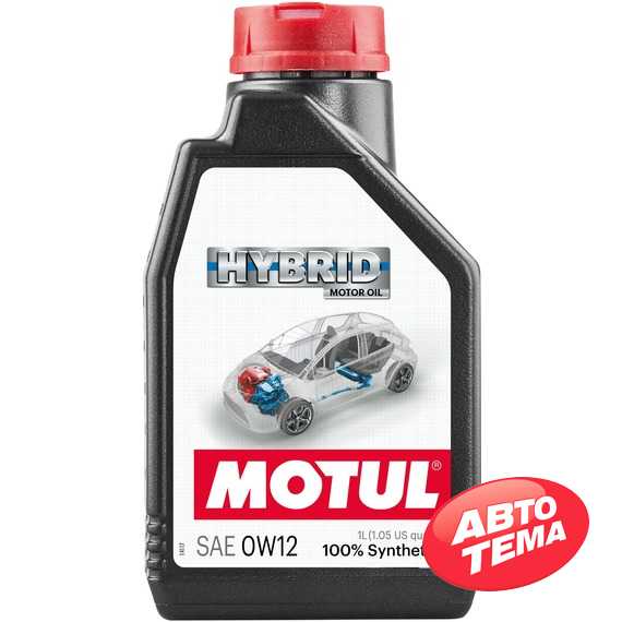 Купить Моторное масло MOTUL Hybrid 0W-12 (1 литр) 333301/107151