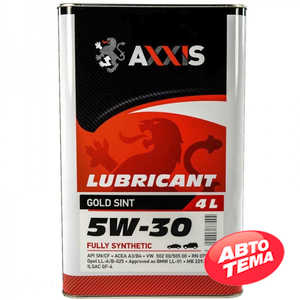 Купить Моторное масло AXXIS Gold Sint 5W-40 A3/B4 (10л)