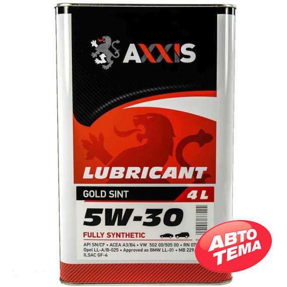 Купить Моторное масло AXXIS Gold Sint 5W-40 A3/B4 (10л)