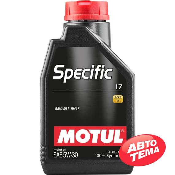 Моторное масло MOTUL Specific 17 5W-30 - Интернет магазин резины и автотоваров Autotema.ua