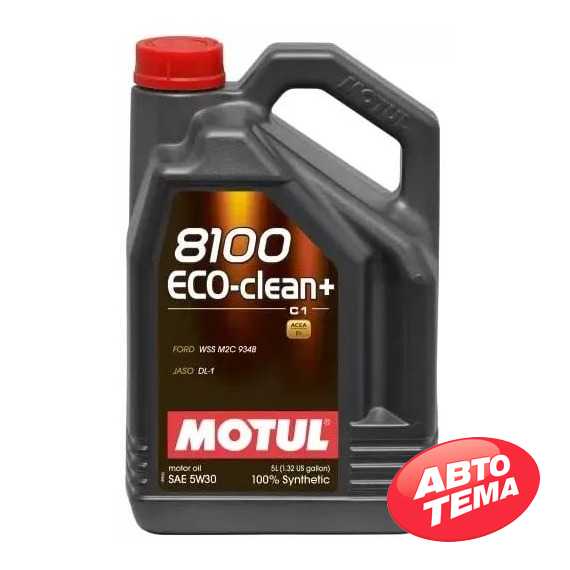 Купить Моторное масло MOTUL 8100 ECO-clean Plus 5W-30 (5 литров) 842551 / 101584